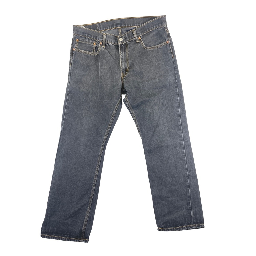 Levi's Men's Size 34x30 Black Wash 514 Slim Straight Leg Denim Jeans